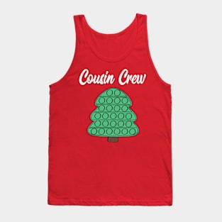 Cousin Crew Christmas pop toy, matching family Christmas Tank Top